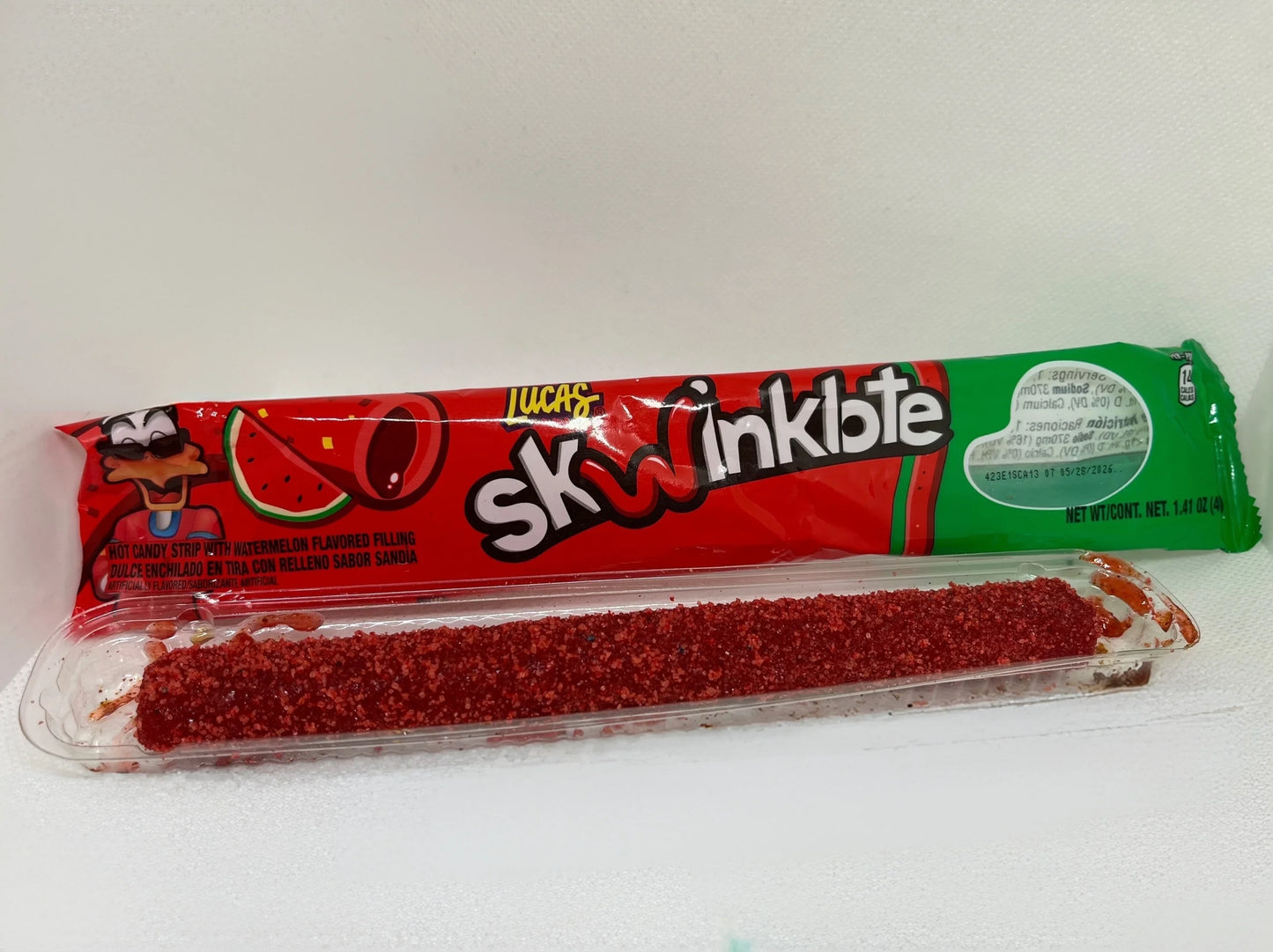 Strawberry Lucas skwinklote watermelon filling